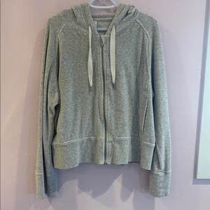 Gray Lululemon Zip-Up Hoodie